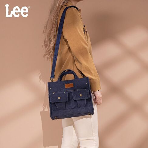 X Lee Canvas Tote Bag for Women Medium Crossbody Bag Top-handle Handbag with Multi-Pockets for Travel Beach Everyday Use in Kuwait