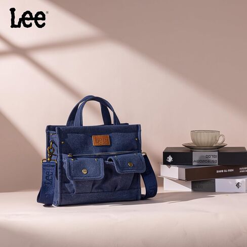 X Lee Canvas Tote Bag for Women Medium Crossbody Bag Top-handle Handbag with Multi-Pockets for Travel Beach Everyday Use in Kuwait