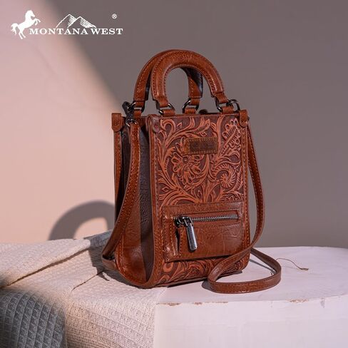 Montana West Western Women's Crossbody Handbag Ladies Small Crossbody Bags for Women Designer Top Handle Handbags in Saudi Arabia