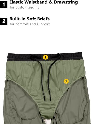 Little Donkey Andy Men's Athletic Running Shorts Lightweight, Quick-Dry, Breathable Gym Shorts with Mesh Liner in Saudi Arabia