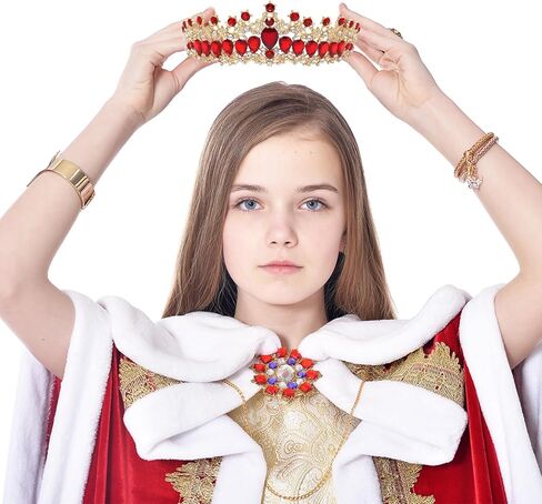 ولي العهد وتيارات للنساء فتاة ، الأميرة الفضية تيارا كريستال تيجان ، إكسسوارات شعر الرؤوس راينستون لعيد ميلاد هدايا حفل زفاف (الفضة) in Kuwait