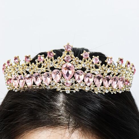 Crown and Tiaras for Women Girl, Silver Princess Tiara Crystal Crowns, Rhinestone Headband Hair Accessories for Birthday Party Prom Wedding Gifts (Silver) in Saudi Arabia