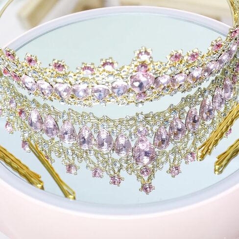 Crown and Tiaras for Women Girl, Silver Princess Tiara Crystal Crowns, Rhinestone Headband Hair Accessories for Birthday Party Prom Wedding Gifts (Silver) in Saudi Arabia