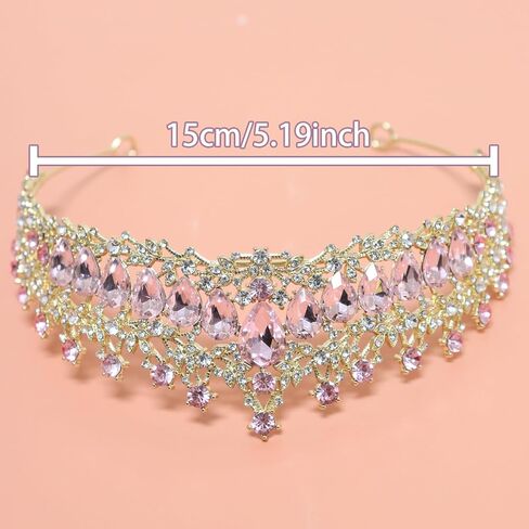 Crown and Tiaras for Women Girl, Silver Princess Tiara Crystal Crowns, Rhinestone Headband Hair Accessories for Birthday Party Prom Wedding Gifts (Silver) in Saudi Arabia