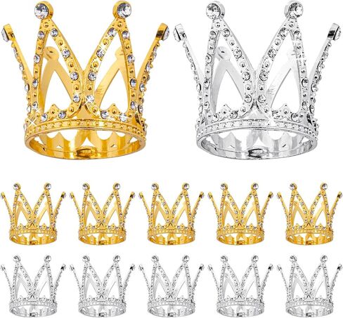 Framendino Tiny Crown Mini Cake Cupcake Decoration for Wedding Birthday in Saudi Arabia