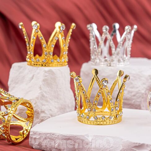 Framendino Tiny Crown Mini Cake Cupcake Decoration for Wedding Birthday in Saudi Arabia