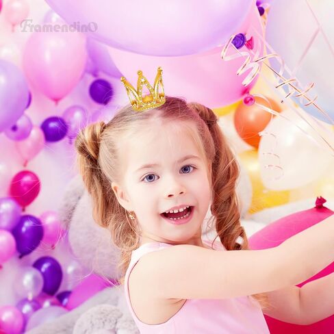 Framendino Tiny Crown Mini Cake Cupcake Decoration لعيد ميلاد الزفاف in Saudi Arabia
