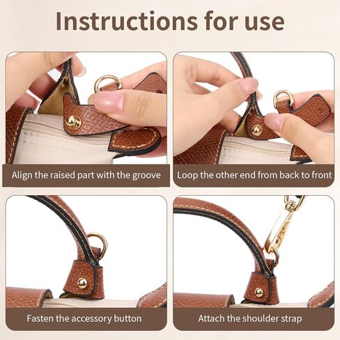 Bag Shoulder Strap, Adjustable Purse Strap Crossbody Replacement for Mini Longchamp Le Pliage in Kuwait