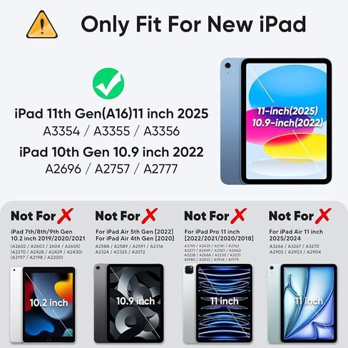 حافظة SIBEITU لجهاز iPad A16 الجيل الحادي عشر 2025 / iPad الجيل العاشر 2022 in Saudi Arabia