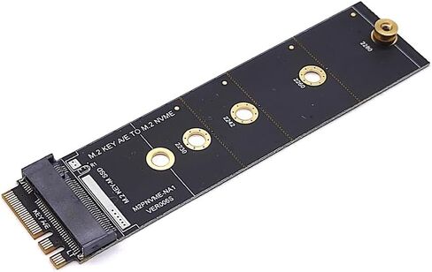 Sintech M.2 nVME SSD إلى M.2 Key A/E بطاقة محول لـ 2280 حجم SSD (بطاقة قصيرة) in Kuwait