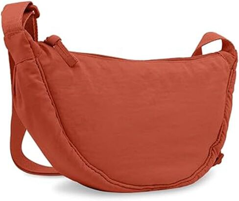 Crescent Bag for Women Men Small Nylon Crossbody Lightweight Shoulder Purse Travel Waist Bag in Saudi Arabia