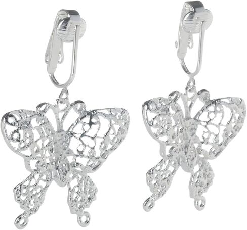 Aloha Earrings Non Pierced Clip On Butterfly Dangling Earrings in Kuwait