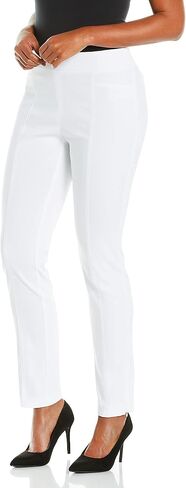 Rafaella Women's Solid Supreme Stretch Dress Pants with Pull-on Waistband and Pockets, Durable Work Slacks, 30.5" Inseam in Kuwait