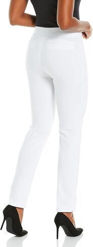 Rafaella Women's Solid Supreme Stretch Dress Pants with Pull-on Waistband and Pockets, Durable Work Slacks, 30.5" Inseam in Kuwait