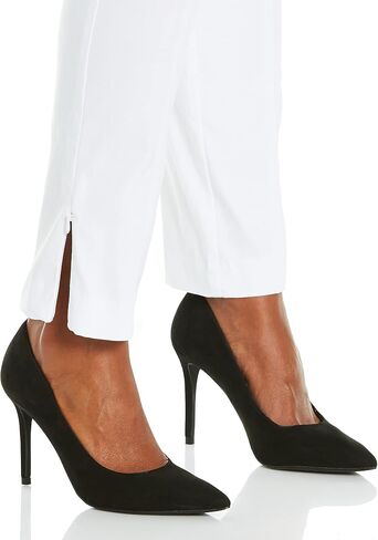 Rafaella Women's Solid Supreme Stretch Dress Pants with Pull-on Waistband and Pockets, Durable Work Slacks, 30.5" Inseam in Kuwait