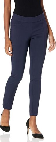 Rafaella Women's Solid Supreme Stretch Dress Pants with Pull-on Waistband and Pockets, Durable Work Slacks, 30.5" Inseam in Kuwait