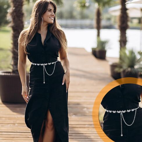 سلسلة خصر الفراشة النساء ، سبيكة وحيد حزام حزام حزام للسيدات حزام أزياء in Kuwait