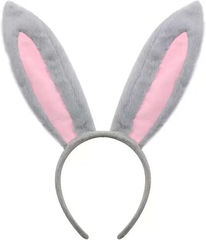 Bunny Ears عصابات الأرنب Tail Easter Halloween Cosplay حفلة فروي in Saudi Arabia