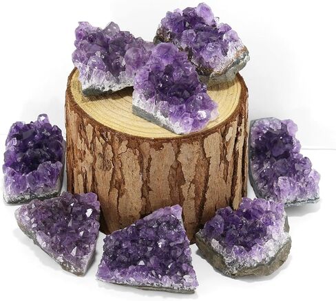 Natural Amethyst Crystal, Genuine Amethyst Stone for Healing, Reiki Energy Stones, Spiritual Protection, Raw Healing Stone for Meditation, Feng Shui Decor, Healing Crystals(About 0.15lb) in Saudi Arabia