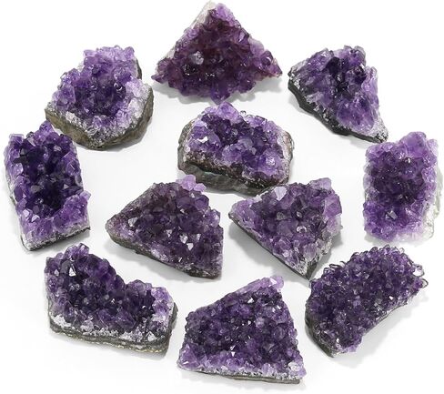 Natural Amethyst Crystal, Genuine Amethyst Stone for Healing, Reiki Energy Stones, Spiritual Protection, Raw Healing Stone for Meditation, Feng Shui Decor, Healing Crystals(About 0.15lb) in Saudi Arabia