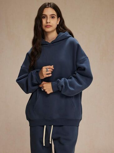 Mens Hoodies Vintage Oversized Hoodie Acid Wash Fleece Pullover Plush Heavyweight Streetwear Sweatshirts in Saudi Arabia
