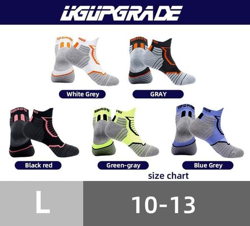 Professional Marathon Running Socks - Moisture wicking,shock absorbing and anti-slip,men and women,3 pairs in Saudi Arabia
