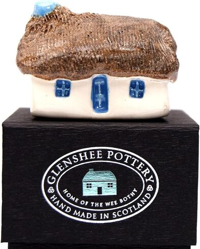 Handcrafted Ceramic House Tin Bothy Rustic Homedecor Gift Scoltand (Heather Thatch) in Saudi Arabia