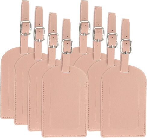 PATIKIL LEATHY LUGHGAGE TOP-OP-OPEN ، 8 PCS TAGGAGE TAGS CUTE PU BAG LABERATION DISCISE NAME LABEL in Kuwait