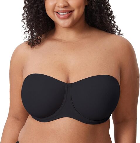 حمالات Delimira Confishape STRAPLING للنساء - التغطية الكاملة بالإضافة إلى الحجم الحجم BANEAU underwire undize bra in Saudi Arabia