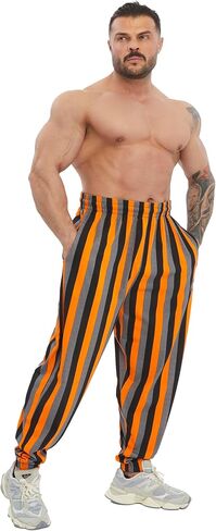 Men's Cotton Loose Fit 100% Cotton Jogger with Pockets, Baggy Gym and Workout Sweatpants in Kuwait