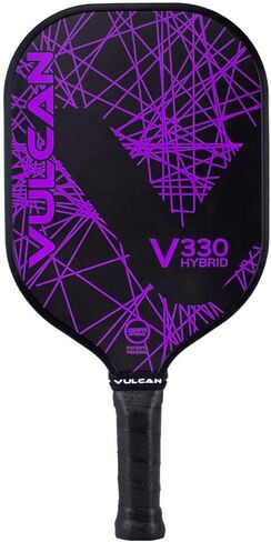 Vulcan | V330 Pickleball Paddle | Hybrid Performance | Polypropylene Core - Fiberglass Surface | USAP Approved | Multiple Colors in Saudi Arabia