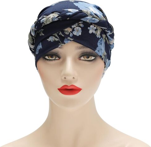 ZLYC Chemo Headwear Pre Tied Turban Headwrap Lightweight Beanie Hat for Women in Saudi Arabia