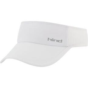 Hind Women's Visor Hat, Adjustable Mesh Sun Cap with Curved Brim, White, One Size