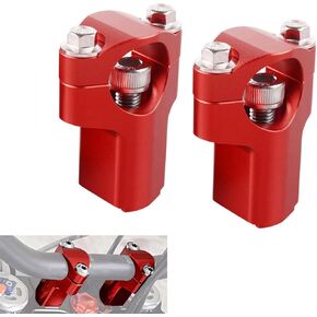 Motorcycle Handlebar Mounts Clamp Riser Aluminum Compatible with KTM 125-530 SX/SXF/XC/XCF/XCW/EXC/EXCF 2005-2015 125-500 XCW/EXC/EXCF 2016-2023 690 SMC 2008-2010,See fitment
