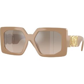 Versace Sunglasses VE 4478 U 549961 Beige Brown Grad Grey Mirror S