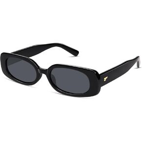 Vanlinker Retro Rectangle نظارة شمسية مستقطبة للنساء العصرية الصغيرة 90s نمط خمر إطار مستطيل ضيق VL9848 in Saudi Arabia