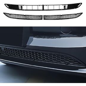 PSLER Front Bumper Grill Mesh - Fit for 2024 2025 Model 3 Highland Front Bumper Lower Grille Front Mesh Grille Lower Bumper Grill Cover for Model 3 Refresh Accessories 2024 2025