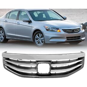 Bumper Grille For 2011 2012 Honda Accord 4 Door Sedan Chrome Upper Grill HO1200203