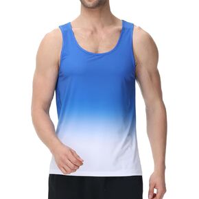 Satankud Men's Tank Tops Quick Dry Workout Gym Sleeveless Shirts Summer Beach Hawaiian Muscle Tee