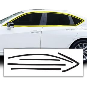 BOGAR TECH DESIGNS Front Chrome Delete Overlay Compatible with Acura TLX 2021-2023, Gloss Black