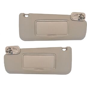 Sun Visor for Chevy Silverado & GMC Sierra Pair Both Sides (Beige 2007-2013)