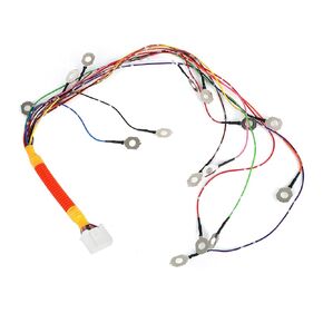 Hybrid Battery Stainless Bus Bars & Flange Nuts with Wire Harness Compatible with Gen 3 Toyota Prius (2010-2015) Hybrid Battery Connector with Bus Bars & Nuts