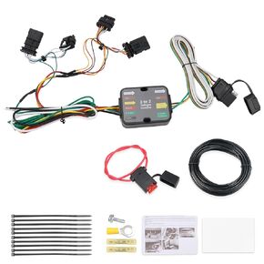 WATERWICH 4-Pin Trailer Wiring Harness Kit Compatible with Tesla Model 3 Y 2017-2024 Replacement for 118869 Towing Hitch Wiring