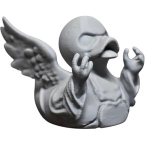Haunted Angel Duck Figurine – Gothic Duck for 4x4 Dashboard & Cruise Ship Hiding – Spooky Collectible Duck Ornament Home Decor Gift Canada – 3D Printed in Canada