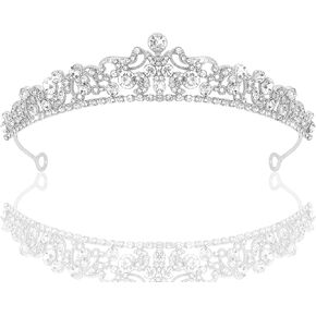 Cieher Wedding Tiara Crowns for Women Rhinestone Princess Crown Bridale