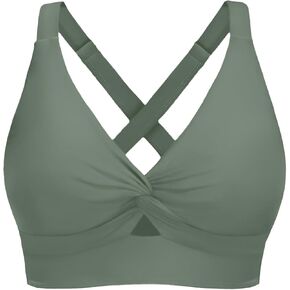 Women Underwire Bikini Top Only - Push Up Swimsuit Top Large Bust Bathing Suit Tops 2025 Supportive Swim Tops
