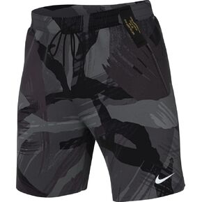 Nike Form Men's Dri-FIT 9" Unlined Versatile Shorts (Black/Black/White, FN3046-010) Size Medium