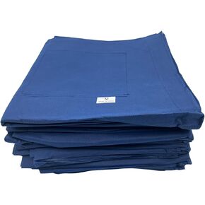Sandhill Tools 10 Pack Disposable Unisex Dark Blue Durable & Breathable Medium Size Scrub Pants with Drawstring and Pockets