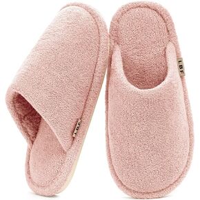 LBF Women's Guzzy House Slippers غير شتاء شتاء دافئ دافئ مريح في الذاكرة الرغوية الناعمة النعال الخفيفة الوزن للنساء