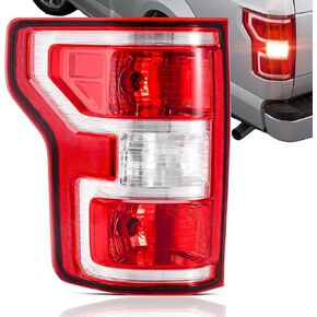 F150 Tail Lights Assembly Compatible With 2018 2019 2020 Ford F150 Right Passenger Side Taillight Brake Lamps Bulb and Harness Replace JL3Z13404H
